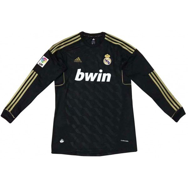 Camisa retro Adidas Real Madrid 2011 2012 II jogador manga comprida